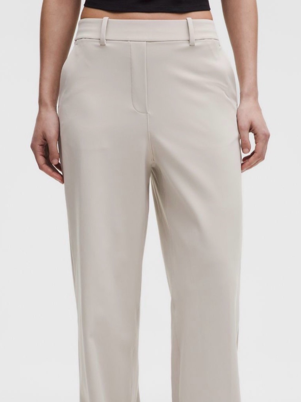 lululemon athletica daydrift straight Leg Trousers in Light Beige short - Picture 9 of 10